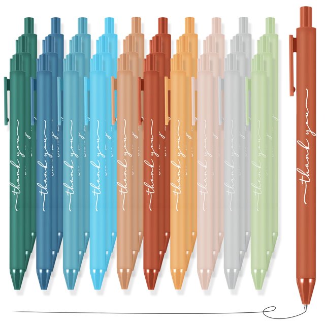 Bolígrafo Dispowreath Thank You Bulk Cute Multicolor x30