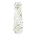 thumbnail image 3 of Lenago Robe de Pâques Grande Taille pour Femmes Imprimée Sans Manches à Encolure Croisée devant Longue Robe d'Été de Plage en Liquidation, 3 of 4