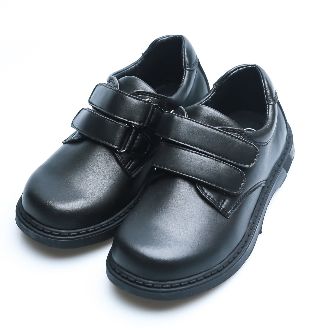 Happystep Toddler Little Boy School Uniform Dress Black Shoes, 1 Pair