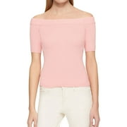 Tommy Hilfiger Womens Ribbed Knit Sweater, Pink, X-Large