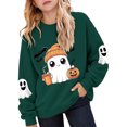 thumbnail image 2 of Gyexs Big Boys Halloween Shirts Fall Winter Clothes, Oversized Casual Cute, Family Halloween, 2 of 5