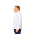 thumbnail image 3 of Big Kong Camisa Tallas Grandes Hombre Blanca Lisa Oversize Manga Larga, 3 of 5