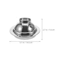 thumbnail image 2 of TABLZONE Stainless Steel Adjustable Kitchen Ventilation Hood with Round Exhaust Cover and Airflow Control, 2 of 8