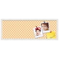 thumbnail image 2 of PinPix 36x12 Custom Cork Bulletin Board Red - Yellow Diamond Poster Board Has a Fabric Style Canvas Finish, Framed in Red - Yellow Diamond, by ArtToFrames (PinPix-333), 2 of 6