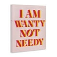 thumbnail image 4 of Stupell Industries Wanty Not Needy Text & Numbers Painting Wrapped Canvas Art Print Wall Art, 30 x 40, 4 of 8