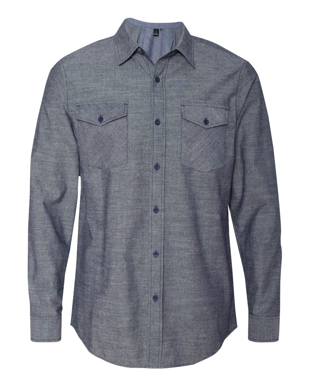 Men's Long Sleeve Deluxe Denim Shirt 