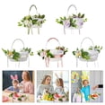 thumbnail image 2 of Yoetaun Artificial Flower Basket for Weddings and Anniversaries Perfectly for Banquets and Party Supplies in Delicate Type Pink, 2 of 8