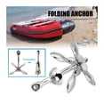 thumbnail image 3 of Folding Grapnel Anchor 316 Stainless Steel For Yacht Boat Marine Hardware Sailing Pontoon Accessories for Kayak Parts 0.7kg 1.5kg, 3 of 6