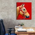 thumbnail image 3 of Epic Graffiti 'Horse Portrait' by Ata Alishahi, Giclee Canvas Wall Art, 26"x30", 3 of 8