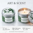 thumbnail image 4 of EVODUCK Gardenia Scented Candle, 1-Wick Floral Soy Wax, Self Care Gift for Women, 3oz, 4 of 12