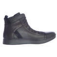 thumbnail image 2 of John Varvatos 315 Men's Leather Mac Hi-Top Sneakers 11 Black, 2 of 3