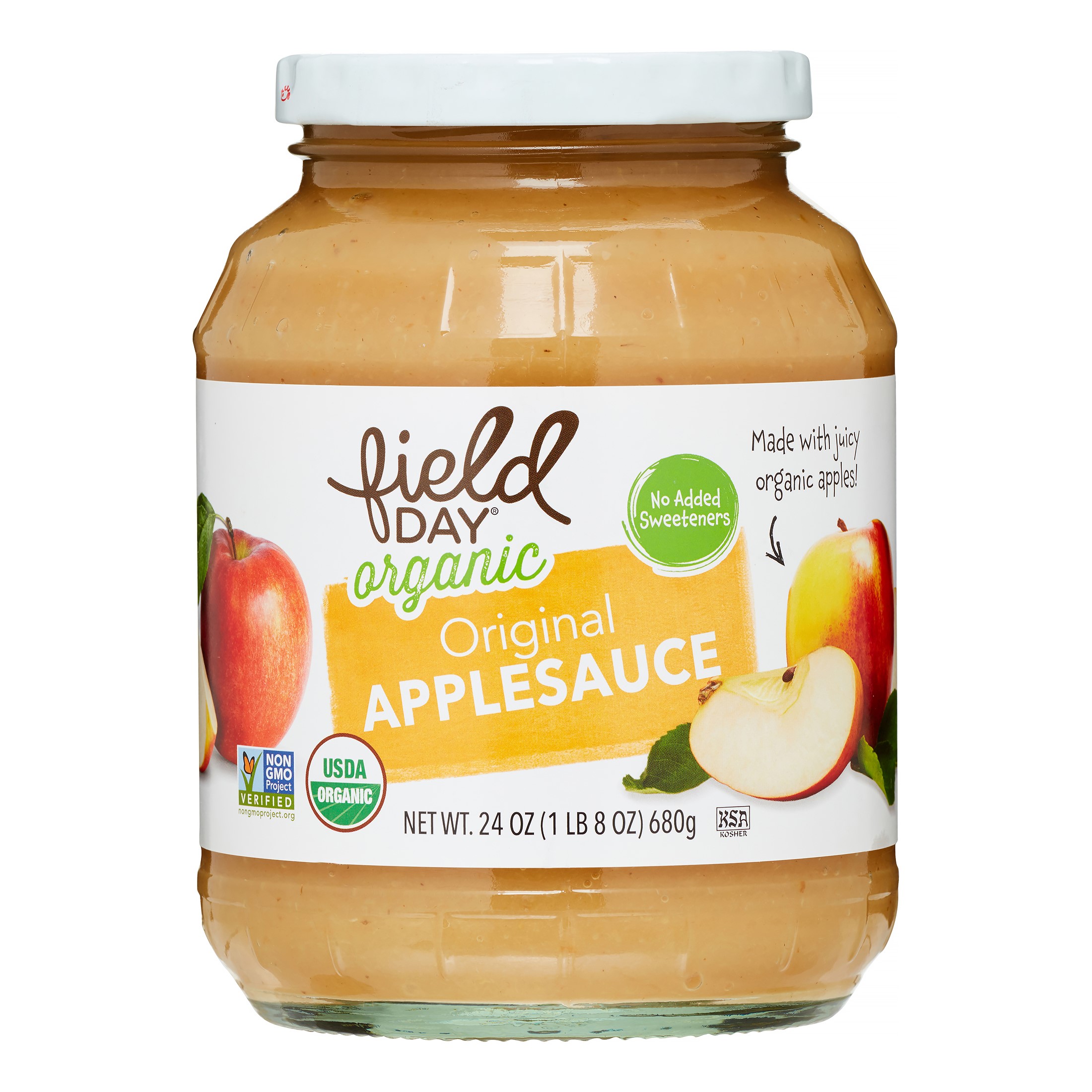 Field Day Organic Applesauce, 24 Oz