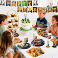 thumbnail image 4 of Zootopia Birthday Tableware,128Pcs Zootopia Party Tableware Set - Zootopia Birthday Party Plates Napkins Cups Tablecloth etc Zootopia Tableware for Zootopia Birthday Decorations for Boys/Girls, 4 of 7