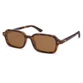 thumbnail image 1 of Gafas de Sol SOJOS Rectangulares de Moda Polarizadas SJ2610 Marrón, 1 of 5