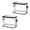 B 2PC, variant on Luckky Large Heavy-Duty Thick Plastic Clear Storage Bag for Clothes,Moving & Storage,Thick Clear Storage Bags,With Handles & Zippers,College Dorm Packing Home Organization(Black,Medium Size 6PC)