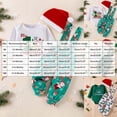 thumbnail image 4 of Ulanda Newborn Baby Boy Christmas Outfit Long Sleeve Tree Print Tie Romper Suspender Pants Hat 3Pcs Set (White, 6-9 Months), 4 of 9