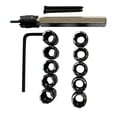 thumbnail image 3 of 13pcs Weld Cutter Drill Bit /8" Double Sided Rotary Weld Cutter Remover Rotary Drill for Power Drill Welding Tools, 3 of 7