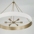 thumbnail image 6 of Capital Lighting 453061 Weller 6 Light 36" Wide Ring Chandelier - Brass, 6 of 7