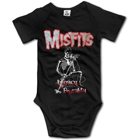 

Unisex Baby Misfits Punk Rock Band Dead Alive One Piece Bodysuit
