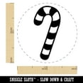 thumbnail image 2 of Candy Cane Christmas Self-Inking Rubber Stamp Ink Stamper - Green Ink - Medium 1 Inch, 2 of 7