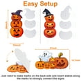 thumbnail image 3 of 4 Sets Halloween Yard Signs: Pumpkin, Ghost Decor, Trick or Treat Props, Fun Party Favors for Homeschooling, 3 of 9
