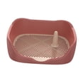 thumbnail image 4 of Inodoro para perros jinwen Soporte para almohadilla de entrenamiento Rojo grande, 4 of 8