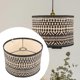 thumbnail image 3 of Bamboo Lamp Shade Printing Decorative Lamp Cover Drum Lamp Shade for Restaurant, 3 of 3
