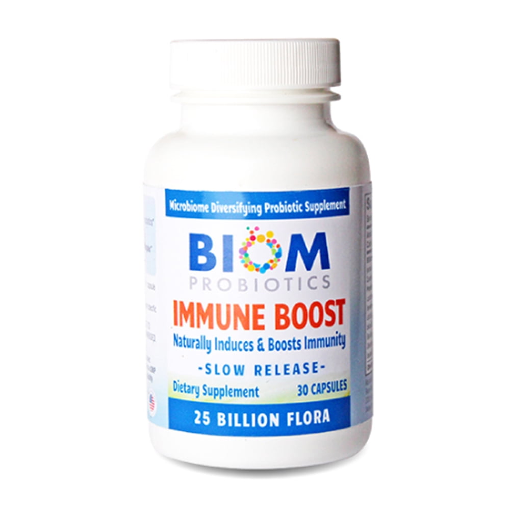Biom Probiotics Slow-Release Immune Boosting Probiotic Supplement, 30 count