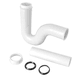thumbnail image 3 of Trampa de hule universal con tubo de 15 cm, con espiga y tuerca. Para lavabo o fregadero, 3 of 4