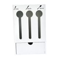 thumbnail image 4 of Soporte para utensilios, organizador de cucharas, dispensador de utensilios de madera, utensilio comercial. Blanco, 4 of 9
