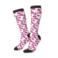 thumbnail image 2 of Fotbe Orchids Flowers print Women's Men's Novelty Crew Socks Cotton Socks Knee High Socks for Walking,Running,Nurses,Pregnancy, 2 of 8