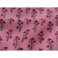thumbnail image 4 of oneOone Tissu Jersey Viscose Feuilles & Floral Imprimé au Mètre 60 Pouces de Large, 4 of 5