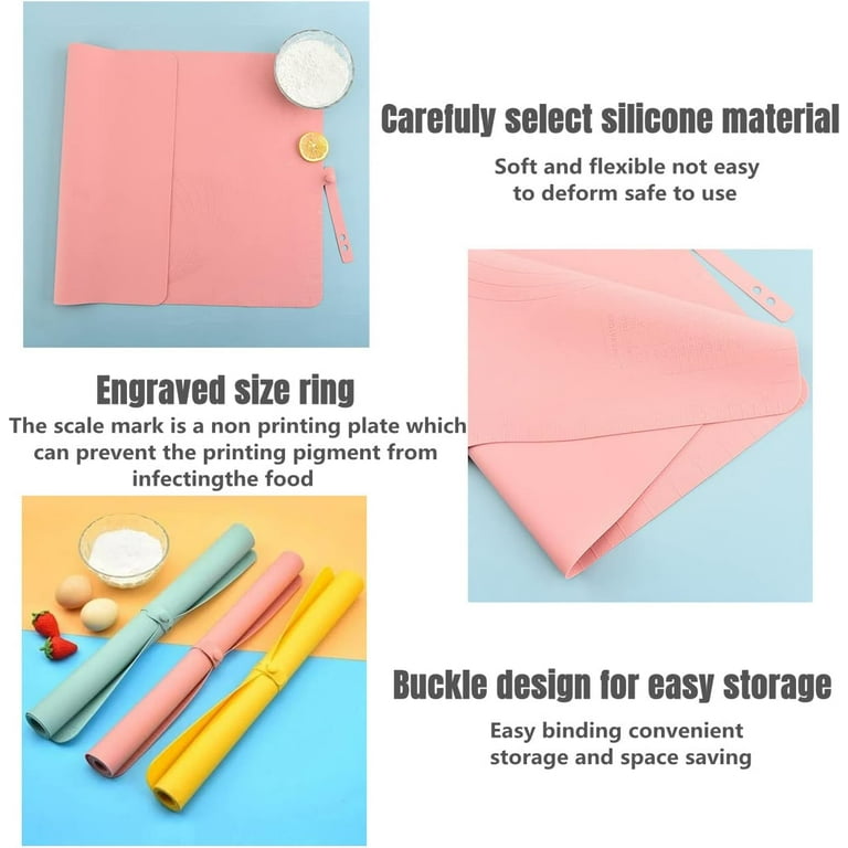 Extra Large Kitchen Silicone Pad, Extra Large Silicone Baking Mat, Extra  Large Kitchen Silicone Pad for Baking, Multifunctional Non Slip Non Stick