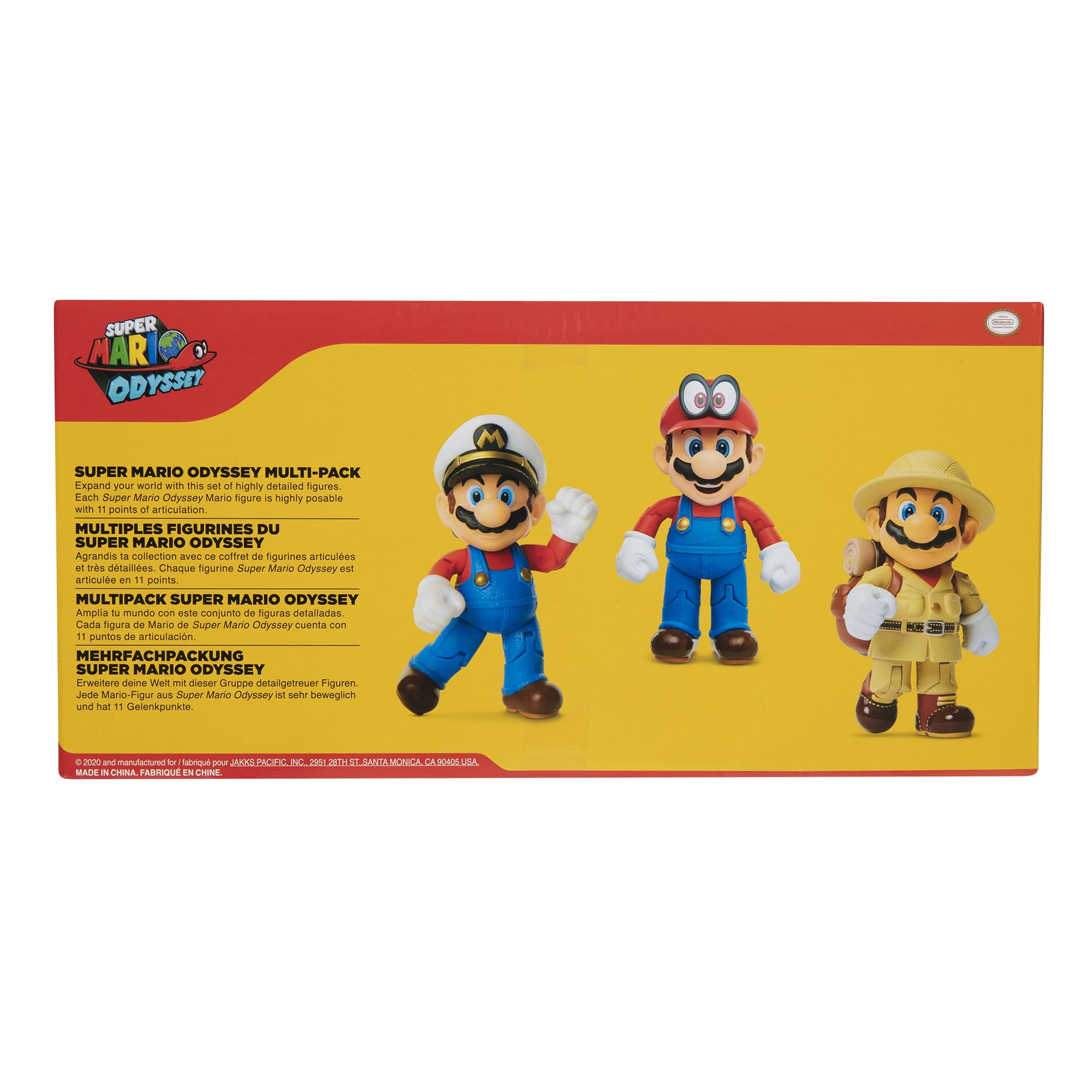 Jakks Pacific Super Mario Odyssey 5 Figure Set