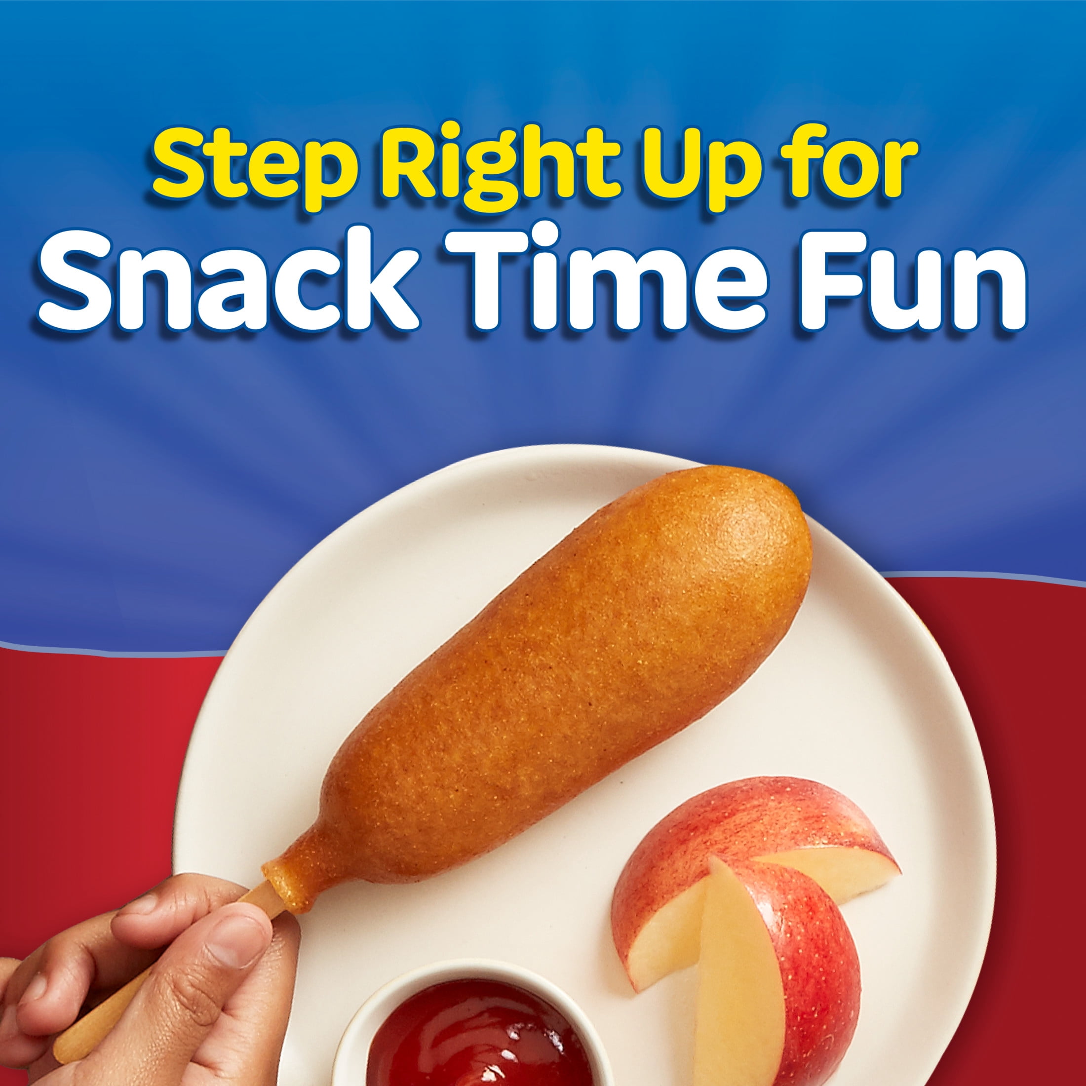 State Fair Beef Corn Dogs with Honey Sweetened Batter, 13.35 oz, 5 Count (Frozen)