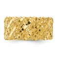thumbnail image 4 of 14k Gold Polished Woven Stretch Ring, 4 of 6