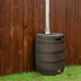 thumbnail image 4 of Good Ideas Rain Wizard 50 Gallon Rain Barrel Water Collector, Oak (2 Pack), 4 of 11