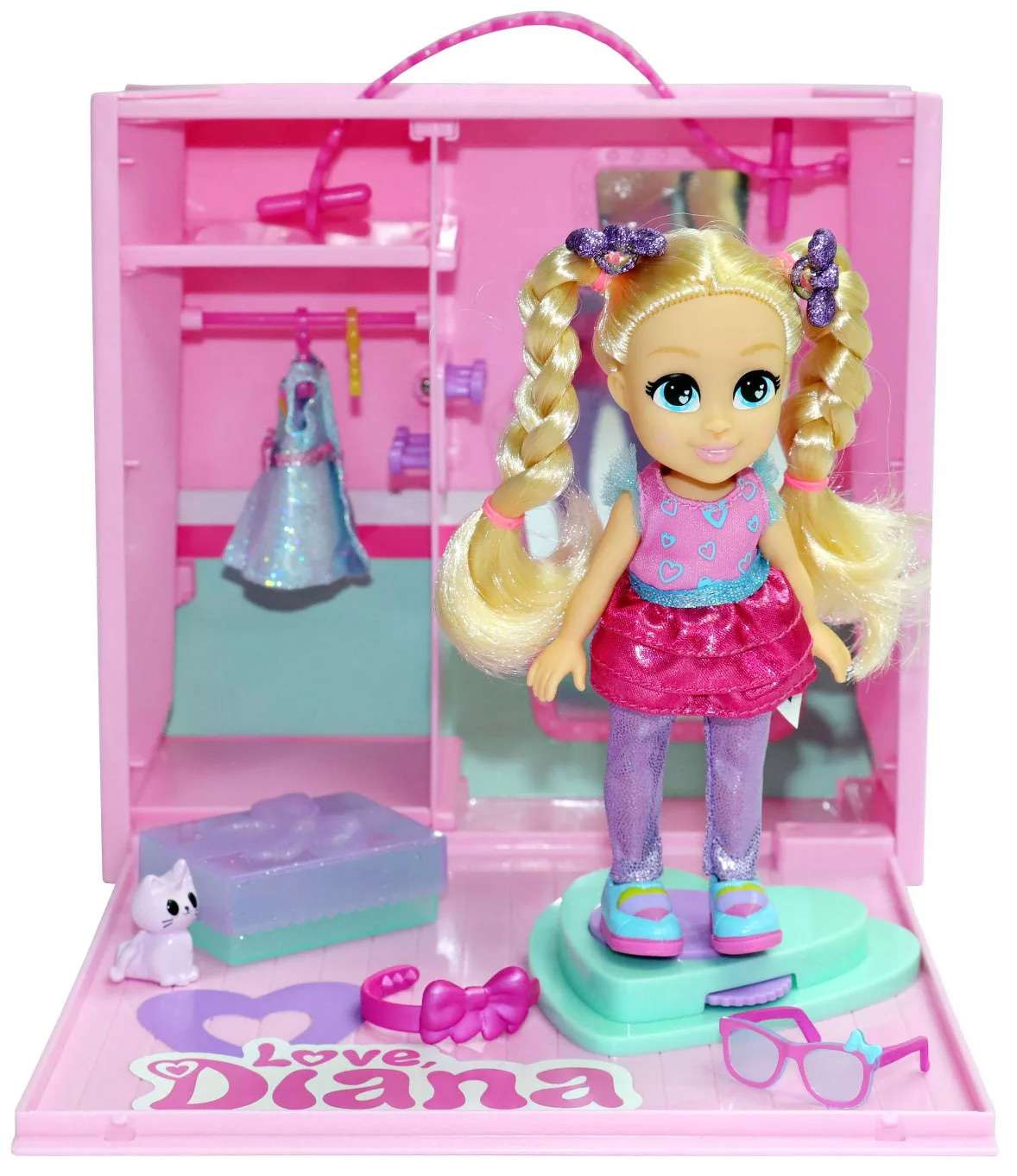 Love, Diana Super Secret Salon - Mini Mall Mystery Shopper - Giocattolo Con Diana E 6 Sorprese - 919602.002