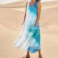 thumbnail image 1 of WILLBEST Vestidos para Mujer Vestido Casual sin Mangas de Verano para Mujer Vestido de Playa con Bolsillos Estampados Coloridos Extra Grande, 1 of 3
