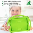 thumbnail image 3 of iPad 10.2 case, AmPm iPad 9th/8th/7th Generation Case for Kids with Tempered Glass Screen Protector and Strap, Silicone Shockproof iPad 10.2 inch 2021 Case(Pink), 3 of 7