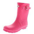 thumbnail image 1 of Exotic Identity Original Short Rain Boots, Waterproof, PVC, Nonslip Sole, Garden Boot, Lightweight, Adjustable Ankle Buckle - 8M - Matte Pink, 1 of 7