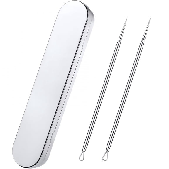 BPPEG Titanium Lancet Needle Pimple Popper Tool Facial Remover Blackhead Blemish Extractor