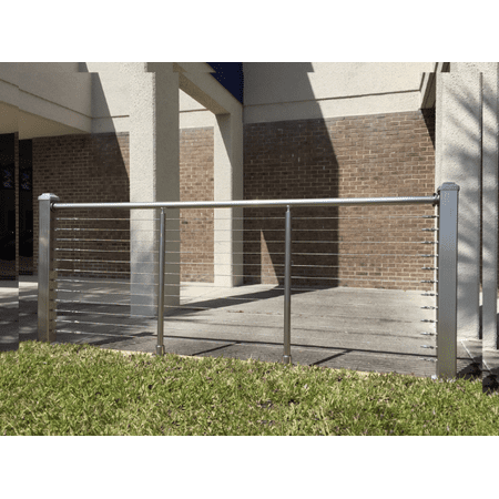 250 Ft 1 8 Stainless Steel Cable Railing Kit For Up To 42 In Wood 1 8 Stainless Steel Cable Railing Kit For Up To 42 In