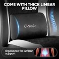 thumbnail image 6 of Gaming Chair Velvet Fabric Pocket Spring Cushion,Reclining Gamer Chair,Ergonomic Game Chair with Footrest,Headrest,White, 6 of 6
