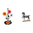 thumbnail image 1 of Soporte de papel higiénico,Soporte para toallas de papel de encimera,Figura de caballo,Figura de caballo,escultura animal coleccionable,Estatua de caballo de resina,adorno central de mesa, 1 of 8