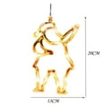thumbnail image 3 of Fiudx Luz Led Navideña con Ventosa, Decoración para Árbol de Muñeco de Nieve, Luces Navideñas Brillantes, Led Blanco Cálido, Diseño de Ángel y Copo de Nieve de Papá Noel, Decoración para Fiestas, Hog, 3 of 3