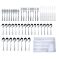 thumbnail image 2 of Mainstays 49-Piece Stainless Steel Flatware Set with Tray Organizer, Service for 8, 2 of 13