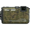 Nikon Coolpix AW100 16 Megapixel Compact Camera, Camouflage