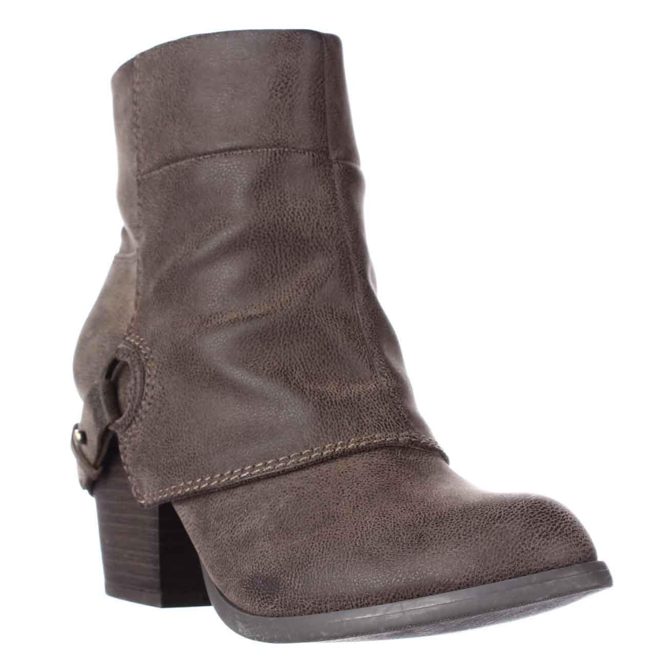 Womens Fergalicious Liza Dress Ankle Boots - Taupe - Walmart.com