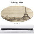 thumbnail image 2 of Eiffel Tower Round Rugs -Washable Non-Slip Small Round Area Rug Throw Soft Circle Rugs for Bedroom, Modern Print Indoor Carpet for Entryway Sofa Living Room, 2 of 7